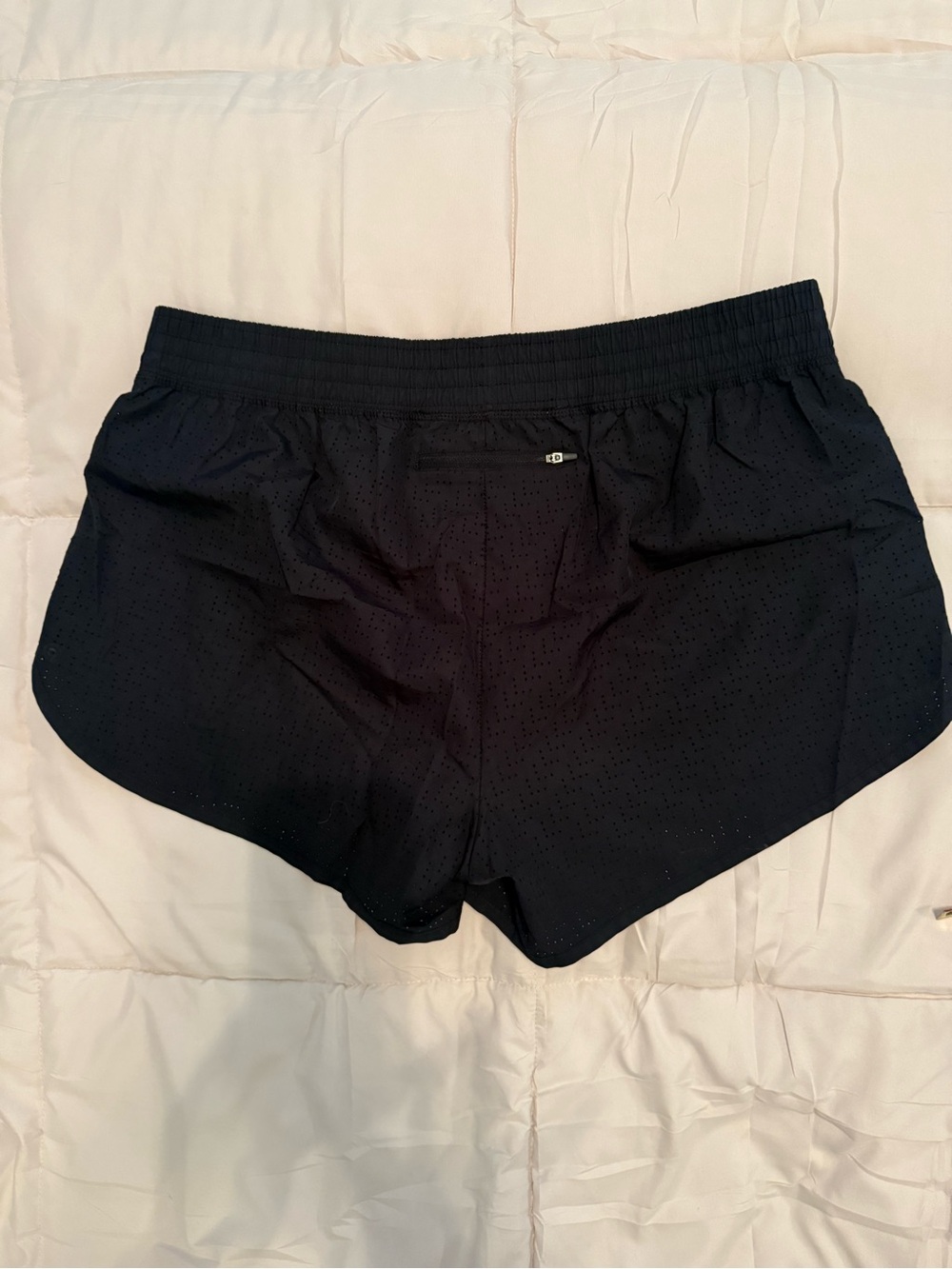 Champion Black Women's Athletic Perforated Running Shorts